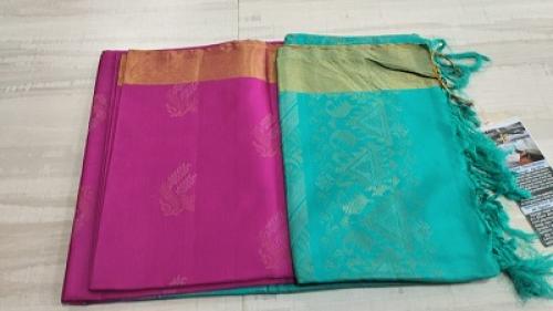 SOFT SILK SAREE WITH BLOUSE
